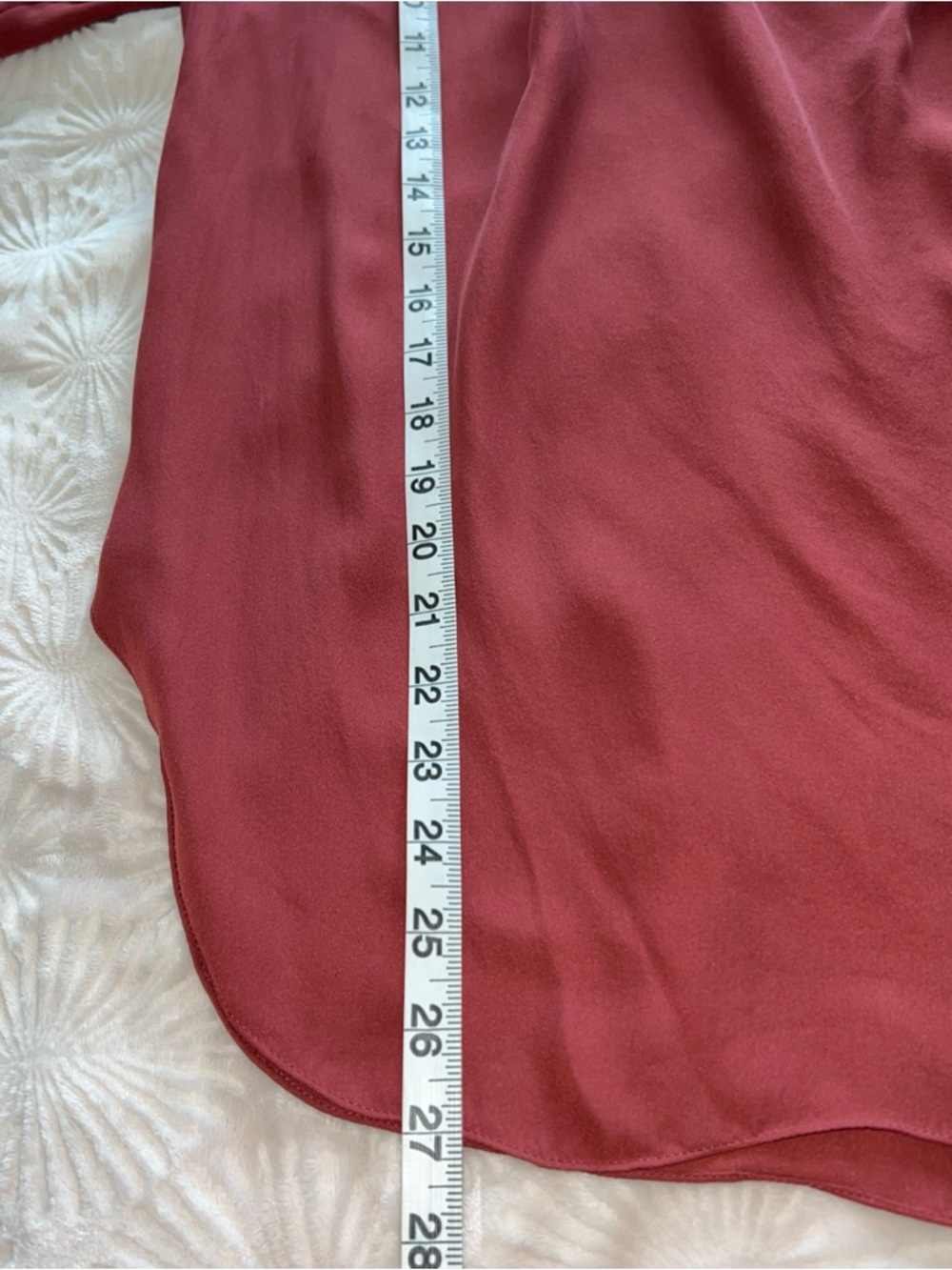 Haute Hippie silk Women's Rust Red Draped Blouse M - Picture 8 of 11